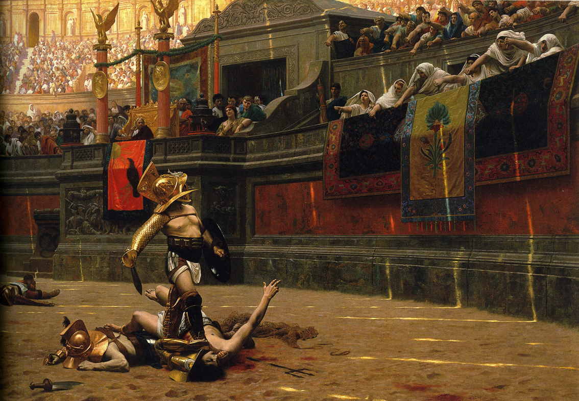 Sahler_Abb. 1_Abb. 1_Jean-Léon Gérôme, Pollice Verso, 1872.jpg 