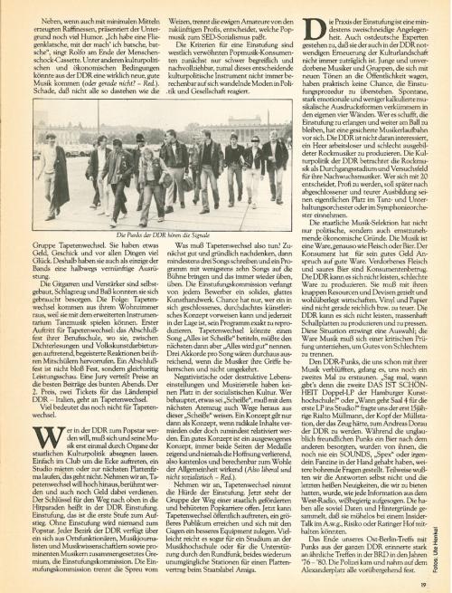 Bericht "Neue Musik aus der DDR"