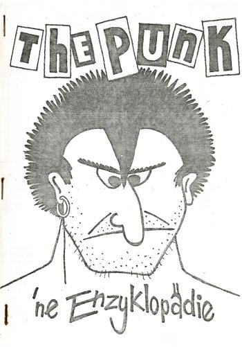 Coverbild mit einem gezeichneten Mann eines frühen Szines The Punk